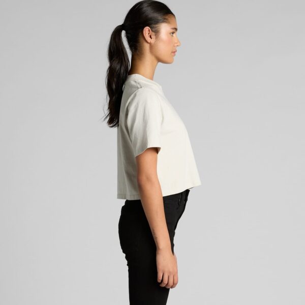 Wo's Heavy Faded Crop Tee - Image 5