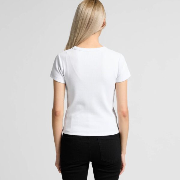 Wo's Organic Rib Tee - Image 6