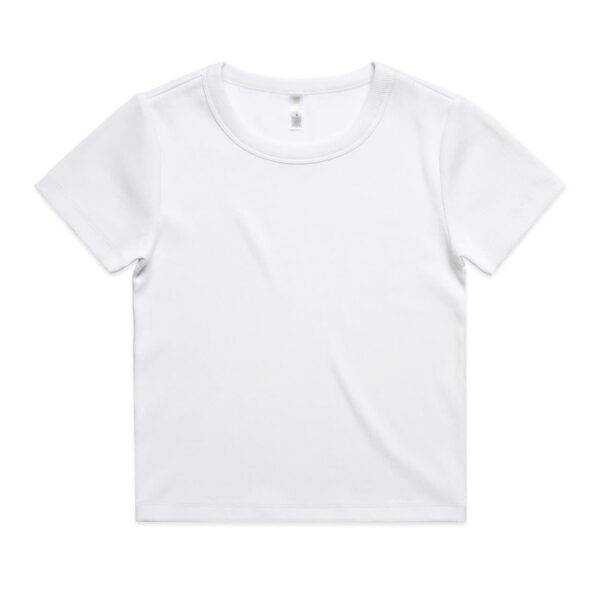 Wo's Organic Rib Tee - Image 10