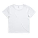 Wo's Organic Rib Tee - White