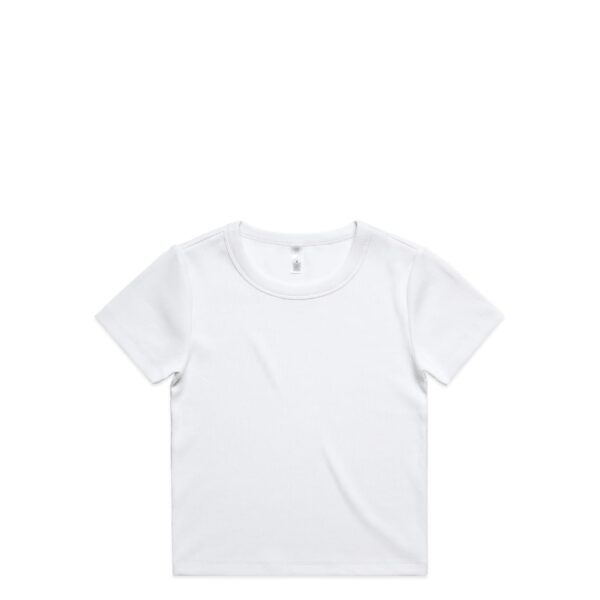 Wo's Organic Rib Tee - Image 7