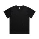 Wo's Martina V Neck Tee - Black