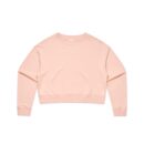 Wo's Crop Crew - Pale Pink