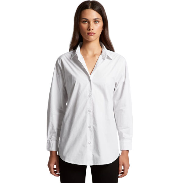 Wo's Poplin Shirt - Image 3