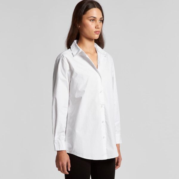 Wo's Poplin Shirt - Image 4