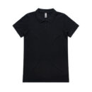 Wo's Pique Polo - Navy