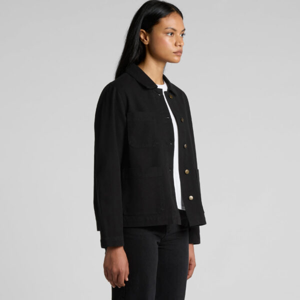 Wo's Canvas Chore Jacket - Image 4