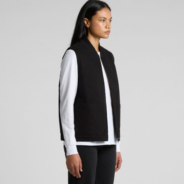 Wo's Canvas Heavy Vest - Image 4