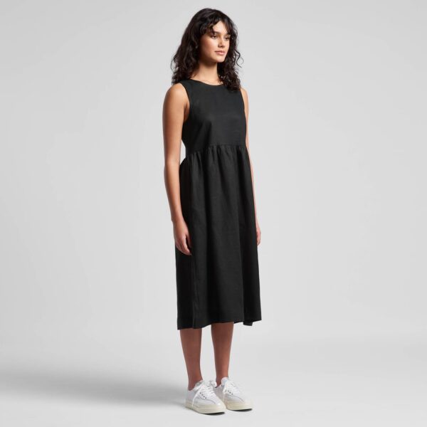 Wo's Linen Dress - Image 4