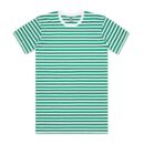 Staple Stripe Tee - White/green