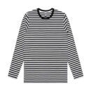 Match Stripe L/s Tee - Black/white