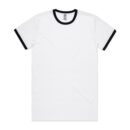 Staple Ringer Tee - White/black