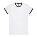 Staple Ringer Tee - White/navy