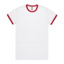 Staple Ringer Tee - White/red