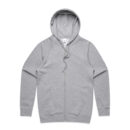 Supply Zip Hood - Grey Marle