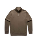 Stencil Half Zip Crew