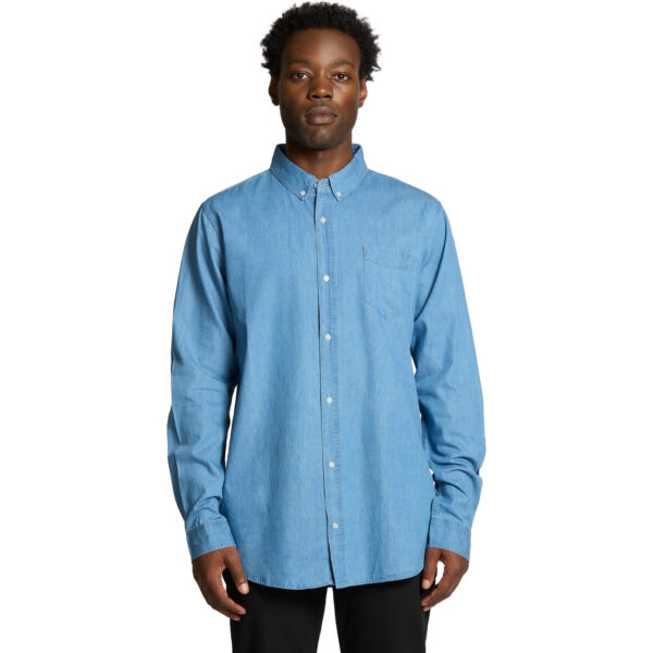 Blue Denim Shirt - Image 3