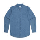 Blue Denim Shirt - Denim Blue