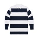 Rugby Stripe - White/navy