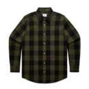 Check Shirt - Army/black