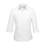 Womens Ambassador 3/4 Sleeve Shirt - White