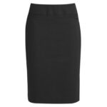 Womens Classic Knee Length Skirt - Charcoal Marle