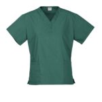 Classic Womens Scrub Top - Hunter Green