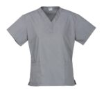 Classic Womens Scrub Top - Pewter