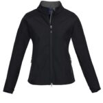 Geneva Womens Jacket - Black/graphite