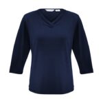 Womens Lana 3/4 Sleeve Top - Ink