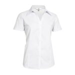 Womens Metro Short Sleeve Shirt - White