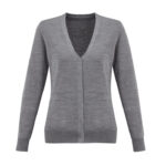 Womens Roma Knit Cardigan - Silver
