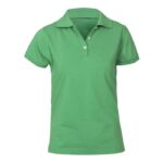 Womens Neon Short Sleeve Polo - Green