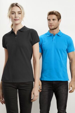 Womens Neon Short Sleeve Polo