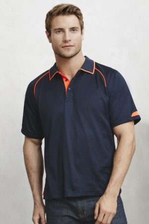 Mens Fusion Short Sleeve Polo