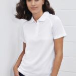 Womens Sprint Short Sleeve Polo - White