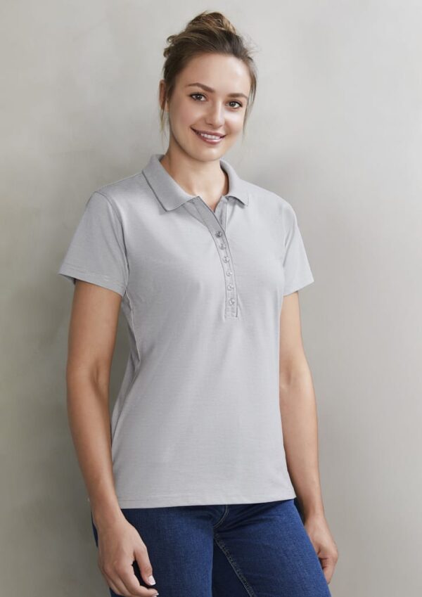 Womens Shadow Short Sleeve Polo - Image 22