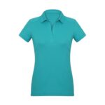 Womens Profile Short Sleeve Polo - Teal