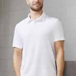 Mens Profile Short Sleeve Polo - White