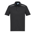 Mens Sonar Short Sleeve Polo - Black/white