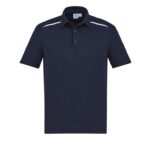 Mens Sonar Short Sleeve Polo - Navy/white