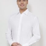 Mens Luxe Long Sleeve Shirt - White