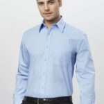 Mens Base Long Sleeve Shirt - Blue