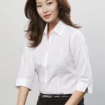 Womens Base 3/4 Sleeve Shirt - White