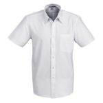 Mens Ambassador Short Sleeve Shirt - Silver Grey