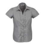 Womens Edge Short Sleeve Shirt - Black