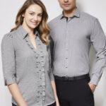 Mens Edge Long Sleeve Shirt - Black