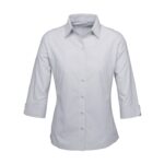 Womens Ambassador 3/4 Sleeve Shirt - Silver Grey