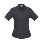 Womens Bondi Short Sleeve Shirt - Charcoal