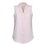 Womens Madison Sleeveless Top - Blush Pink